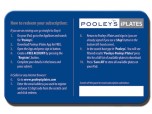 POOLEYS UK IPLATES 1 YEAR SUBSCRIPTION CARD