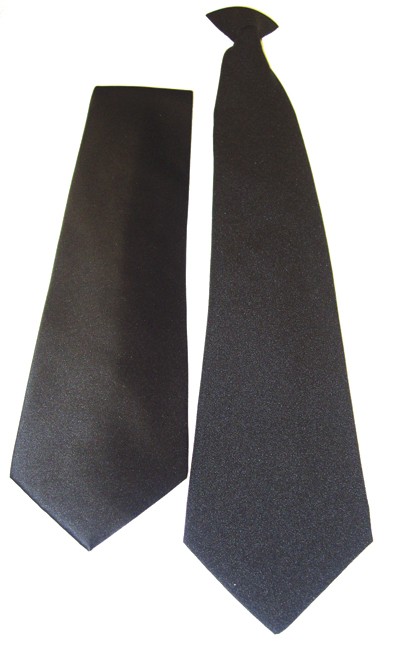 Pilot Tie Clip-On or Standard - Black or Navy